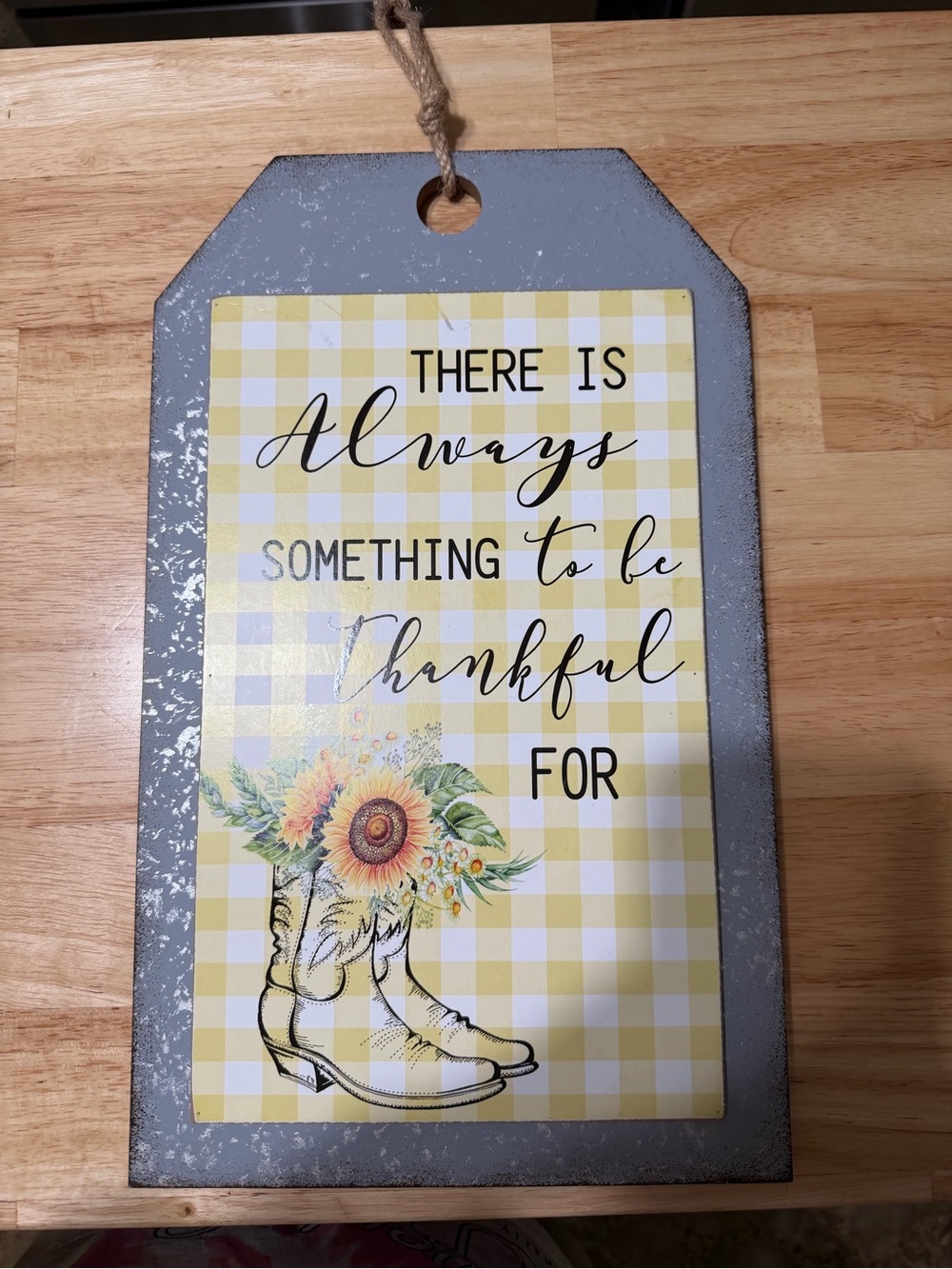 There is Always Something to be Thankful For hanging wall art